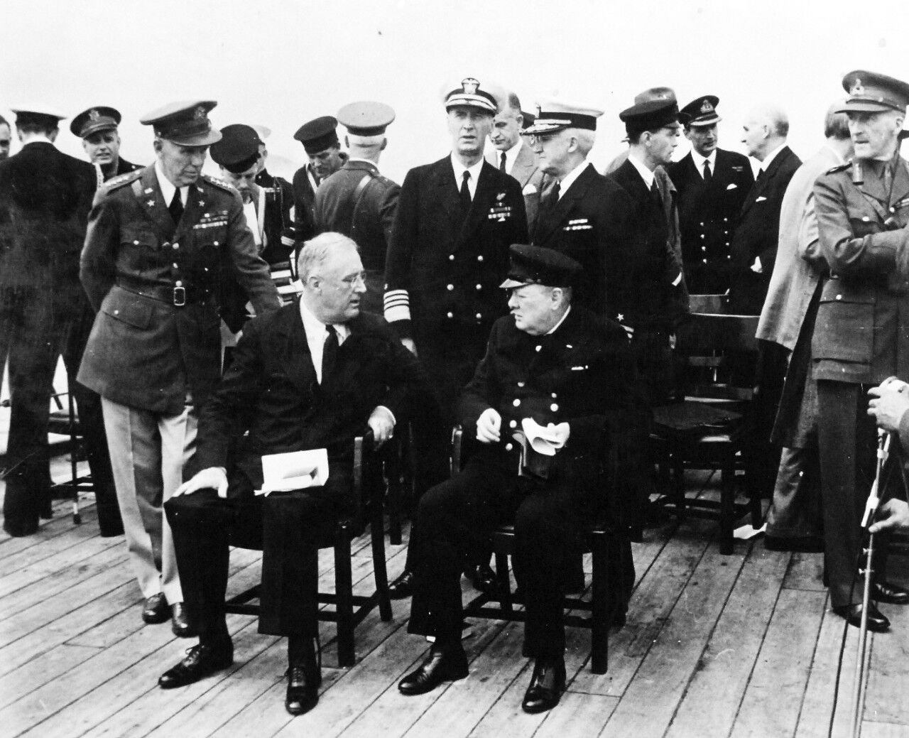 1941_08 Churchill and Roosevelt Atlantic Charter